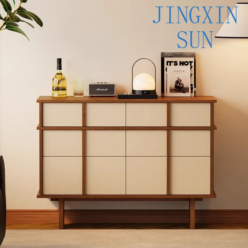 Modern light luxury dining side Storage locker living room cabinets Dresser home furniture Drawers display cabinet Showcase