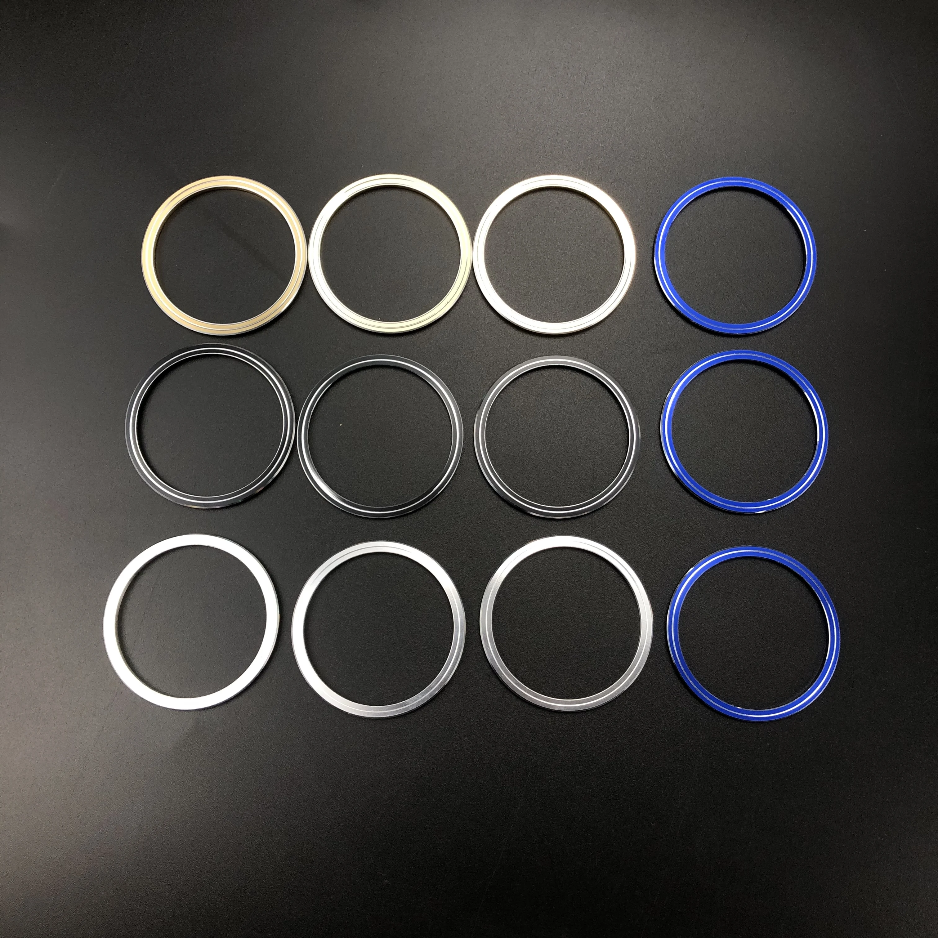 3Pcs/Set Car Styling AC Adjustment Knob Decorative Ring For Subaru Forester Impreza XV Crosstrek WRX Levorg Auto Accessories view 4