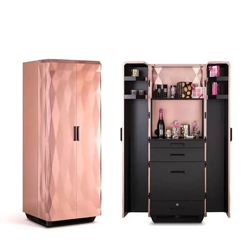 Light Luxury Solid Wood Wine Cabinet High-Grade Design Locker Creative Sideboard Cabinet