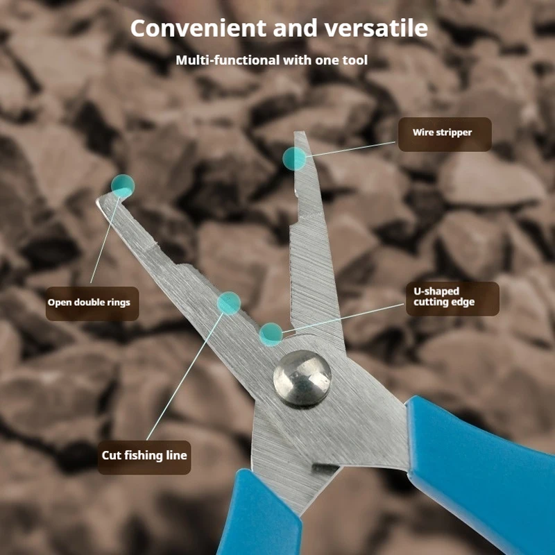 مقص صغير متعدد الوظائف Luya مقص خاص لصيد الأسماك هوك تاكر كماشة من الفولاذ المقاوم للصدأ ملحقات كماشة إزالة الخطاف