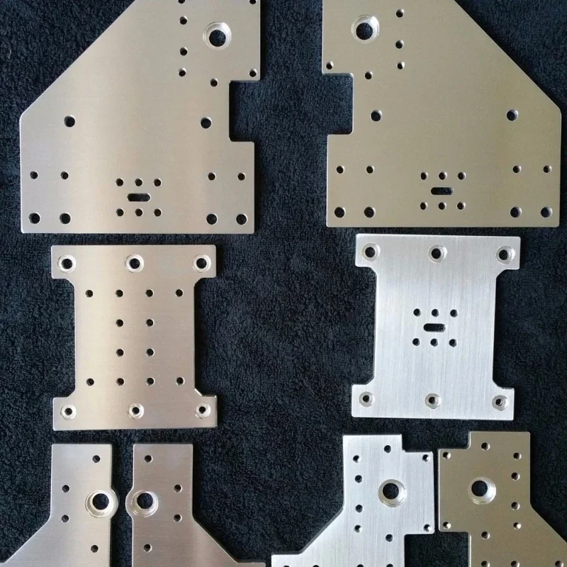 Funssor set of 8 Aluminum Gantry Plates kit for Kyo's Sphinx CNC machine Kyo Sphinx for DIY CNC aluminum Plate set