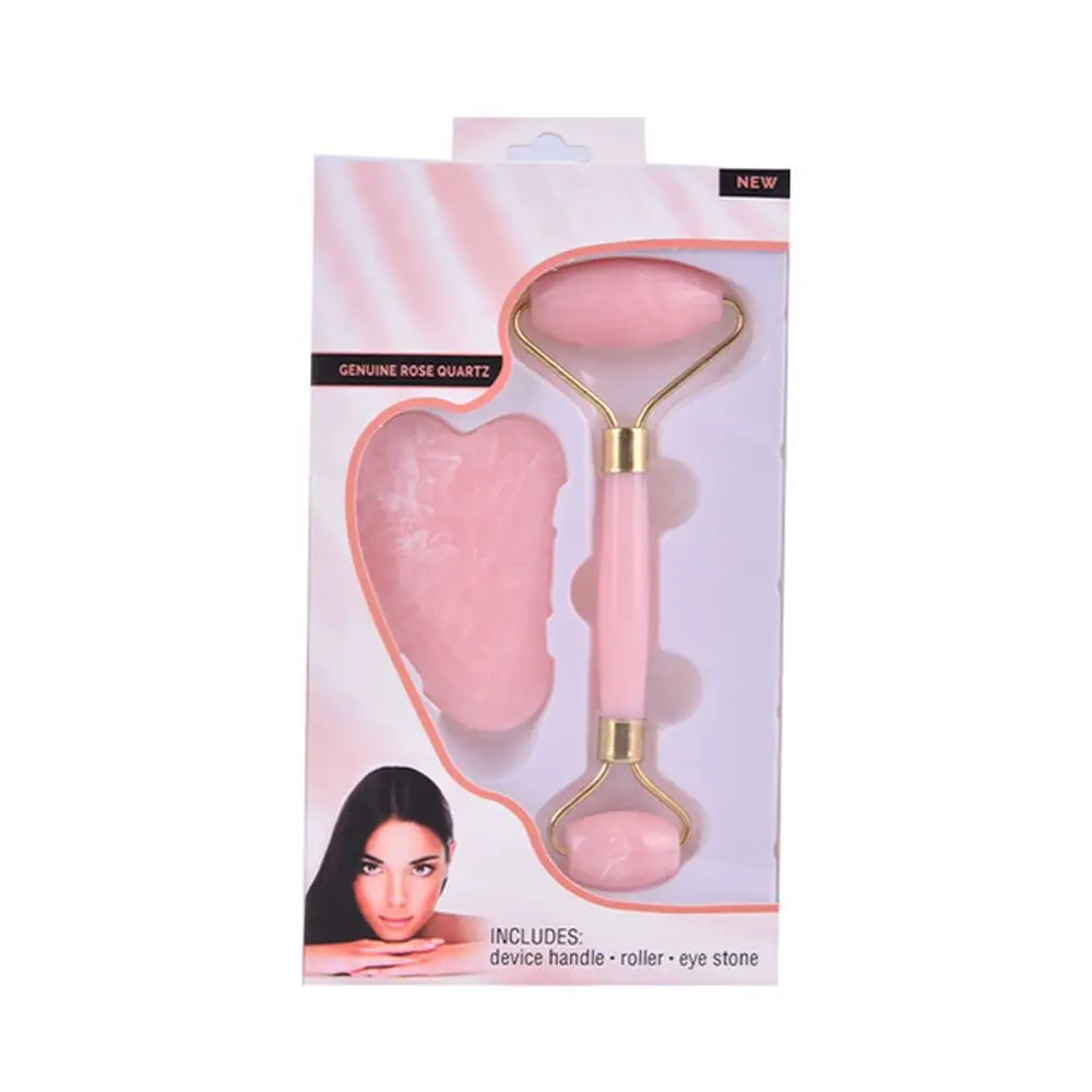

Girls Body Beauty Tool Slimming Neck Wrinkle Removal Anti-Aging Double Head Roller Facial Massager Roller Guasha Board Massager