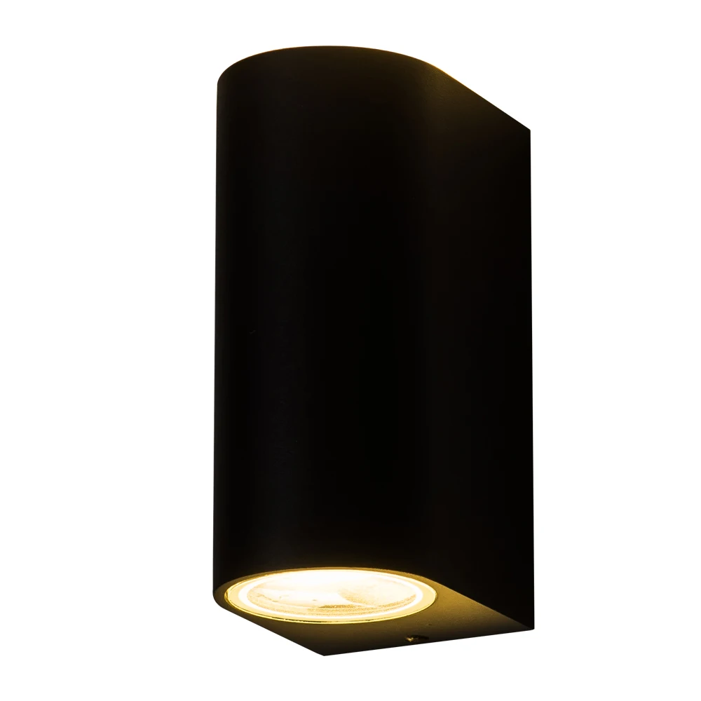 

Black Body Good selling Waterproof Up and Down wall light Led Outdoor Wall lamp black with 2x5w wall lighting