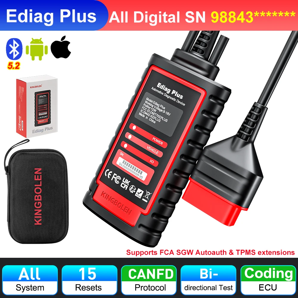 All Digital SN] THINKCAR THINKDIAG 2 Ediag Plus Car diagnostic