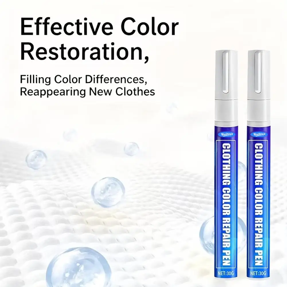 Fabric Repair Pen No-Fade Permanent Ink Instant Fix for Clothes Jeans Suits Multi-Color DIY Marker view 3