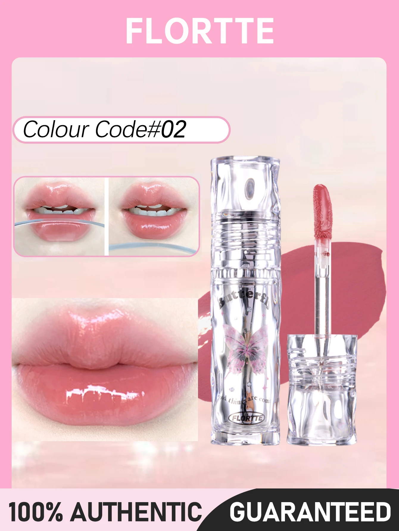 フランテルナシリーズリップラッカー、可愛い、2.6g