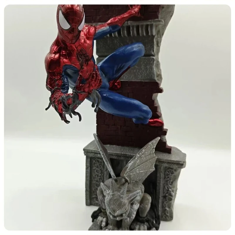 Marvel Venom Spider-Man Anime GK Modell Statue Avengers Sammlung Szene Display Stück Action Figur Sammeln Spielzeug Geschenk