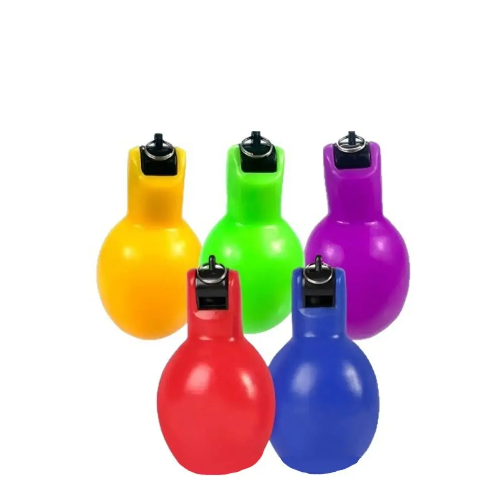 Loud Sound Hand Squeeze Whistle High-Pitched Handheld Emergency Whistle With Lanyards Ultra-Portable Sports Whistle Camping