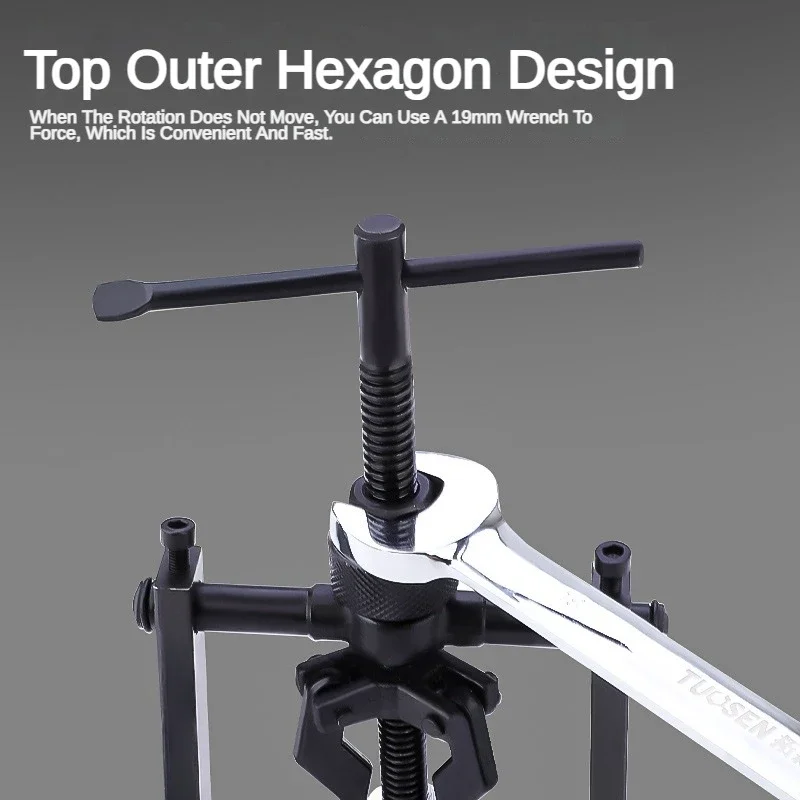 Car Interior and Exterior Bearing Puller Gear Three-claw Puller Car Repair Tool Kit Labor-saving Release Bearing Removal Tool image 3