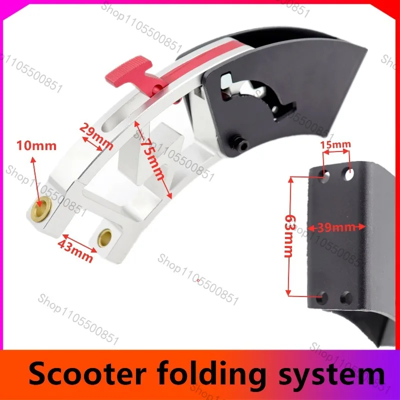 Foldable Connection Structure Direction Handlebar Rod Front Fork 10inch Electric Scooter Accessories Folding Master Switch