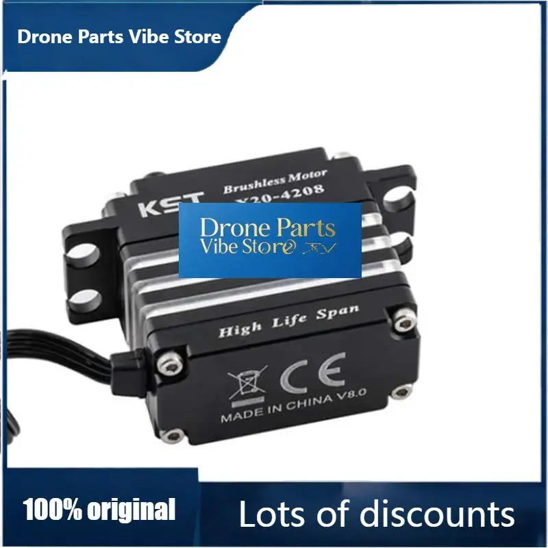 Drone PartsKST X20-4208 High-Voltage High-Speed Large-Torque 46KG Aluminum Alloy 7075 Digital For Model Aircraft Fixed-Wing Serv