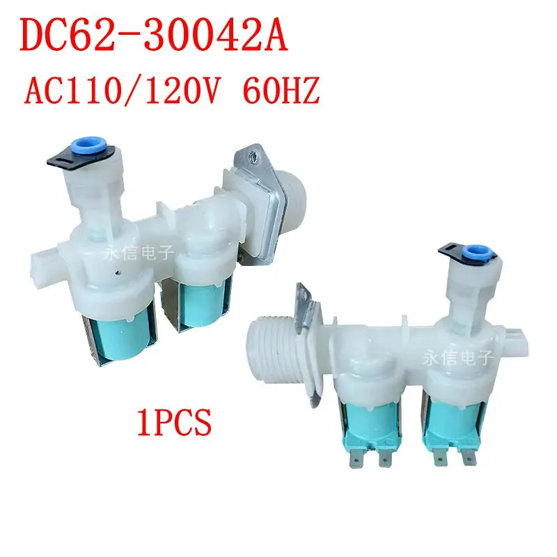 

Water Inlet Solenoid Valve For Samsung DC62-30042A AC110/120V 60HZ Washing Machine Parts