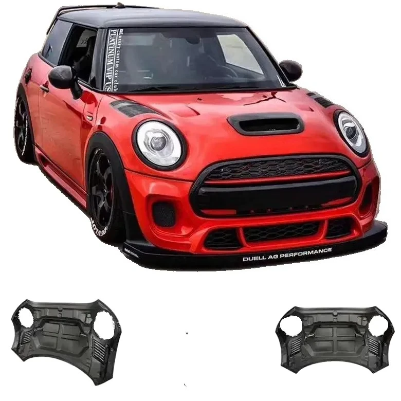 

Для bmw Mini R55 R56 R57 R58 капот из углеродного волокна Cooper модифицированный AG-тип открывающийся капот из настоящего углеродного волокна Materi