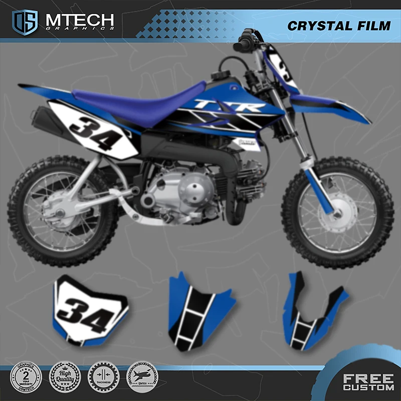 

DSMTECH пользовательские графические наклейки для команды, комплекты наклеек для YAMAHA TTR50 2006-2014 2015 2016 2017 2018 2019 2020 2021 002