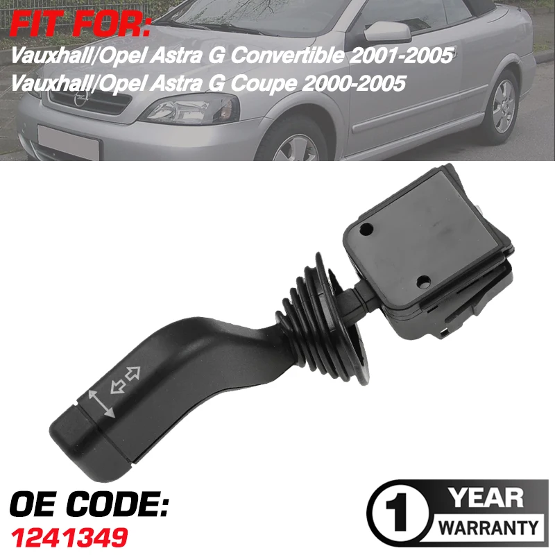 Interruptor de tallo de faro de coche para Vauxhall Opel Astra G Convertible Astra G Coupe 2001-2005 2004 2003 2002 1241349 13142074 6240241