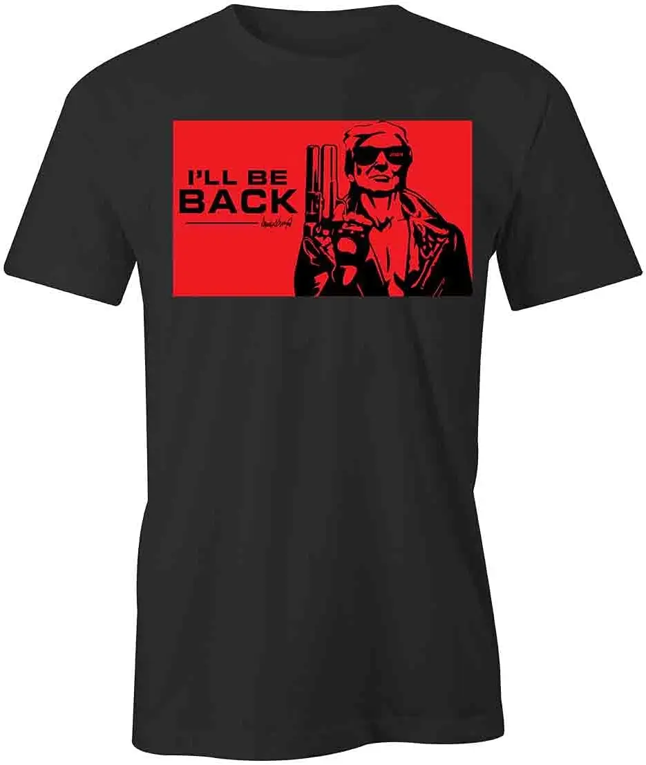 I'll Be Back Trump Robot T-Shirt | Black, Printed Tees, Graphic Tshirts