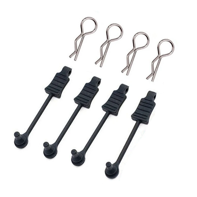 4Pcs Rubber Body Clip Retainer Shell Fixed Buckle Lock AR390178 For ARRMA 1/7 Limitless Mojave 1/8 Typhon Kraton RC Car