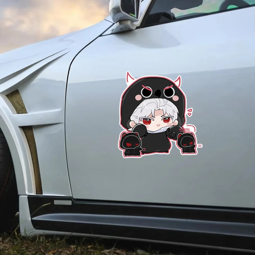 Vinyl PVC Carving Sylus Love and Deepspace Game Sticker Funny Cute Body Decal Car Styling Self Adhesive Emblem Motorcyc Stickers