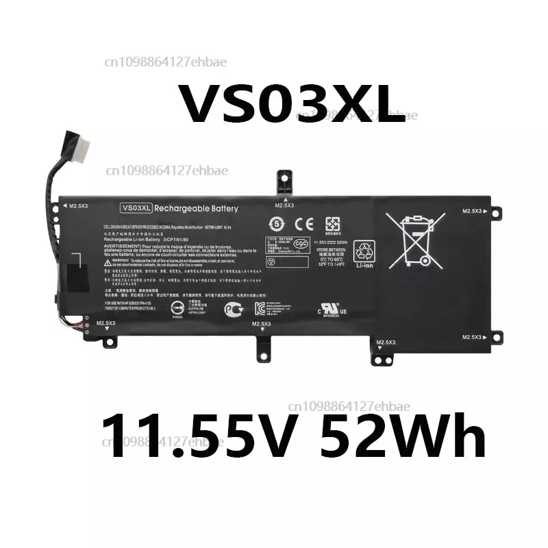 

VS03XL 11.55V 52Wh Laptop Battery For HP Envy 15-as000 15-as100 Envy 15-as001ng (W6Z52EA) 15-as003ng 15-as004ngFast
