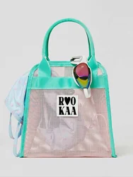 Large Capacity Swimming Bag Travel Shower Toiletry Bag Fitness Net Eye Storage Bag Individual Piece PVC Material Organizer