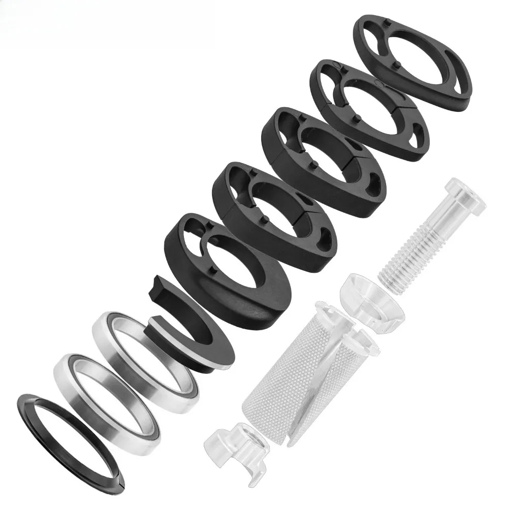 

Bicycle bowl group Mountain bike Support inner wiring system Bowl group Hanging heart CNC aluminum alloy inner wiring gasket