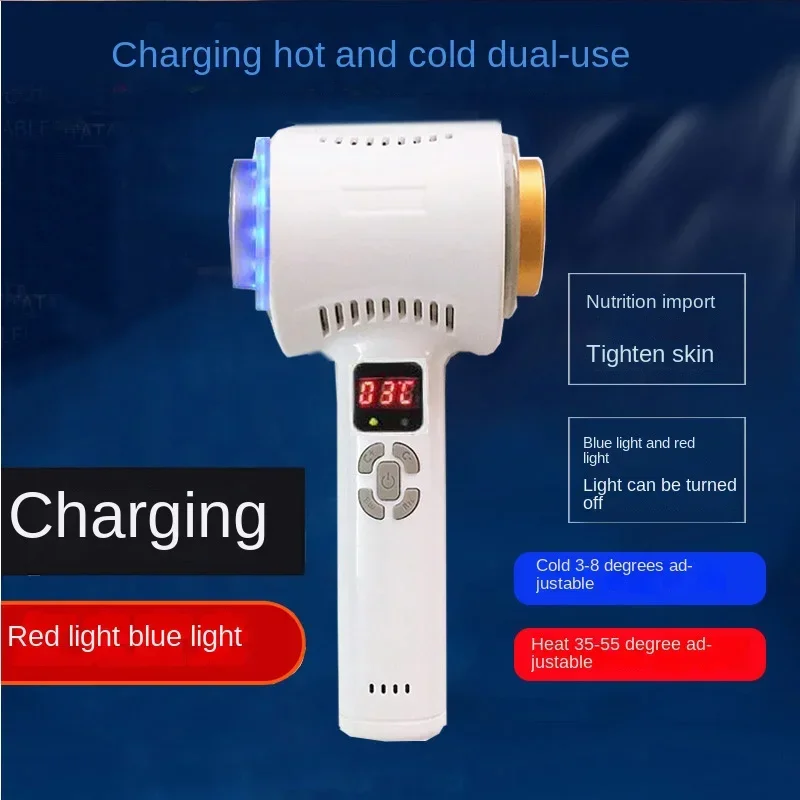 

Бытовая техника Инструмент для ледотерапии Бытовой молоток для холодной и горячей воды Синий свет Холодный молоток Молоток для льда Усадка пор Тепло Индукс