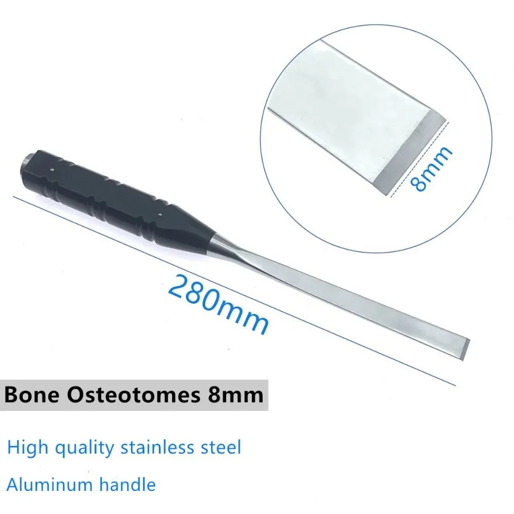 

Orthopedics Bone Knife Osteotomes Osseous Double Blade Stainless Steel Veterinary Surgical Instruments