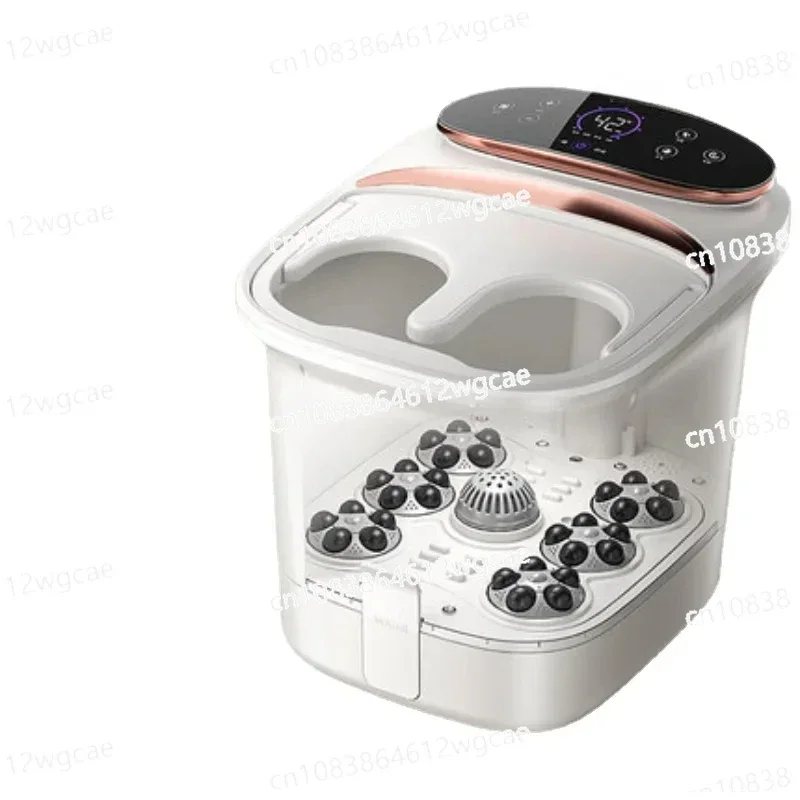 Intelligent Automatic Foot Spa Basin - One Key Start for Constant Temperature Heating and Electric Massage Bliss