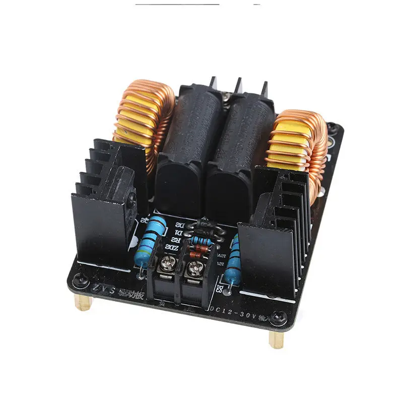 Caliente 1000W 20A ZVS Módulo de bobina de calentamiento por inducción de bajo voltaje calentador de controlador Flyback
