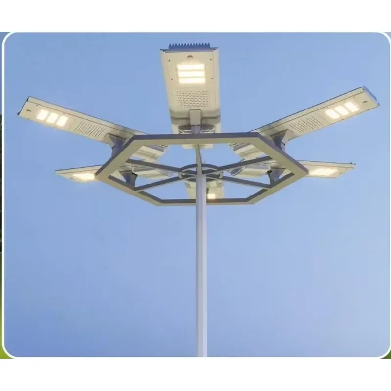 Square Round Polygonal 1m 1.5m 2m 4m 5m Diameter Floodlight Mast Lights Bracket Galvanized High Mast Pole Brackets