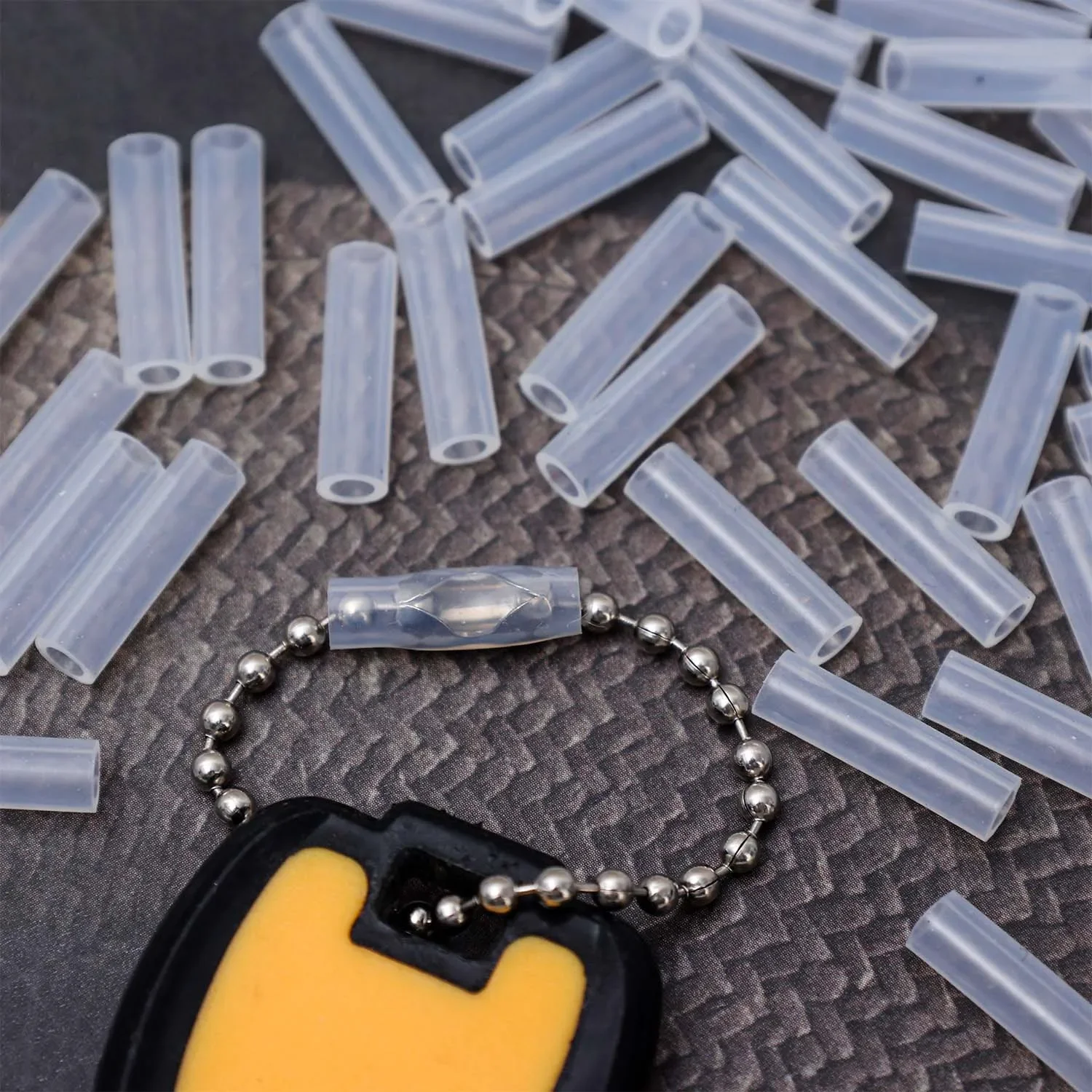 50 قطعة سلسلة المفاتيح الاكريليك مكافحة فقدان حامي غطاء صور بطاقة سلسلة قطرة قبل تنوعا مجوهرات الأزياء Accory لفصل الشتاء #2