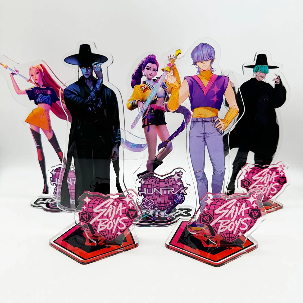 

K-POP охотники на демонов, периферийные устройства американского аниме, акриловая подставка, коллекционные настольные украшения, креативные подарки на день рождения для друга, игрушка