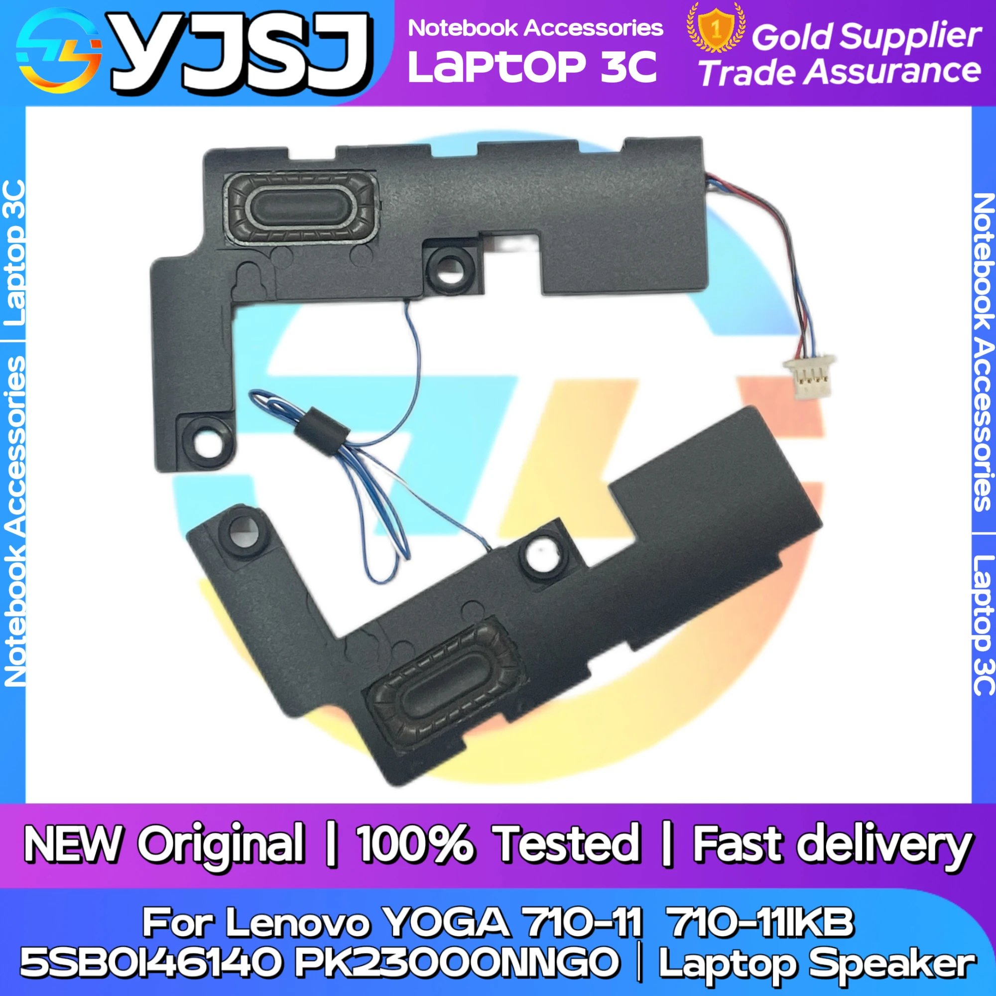 

New Original Laptop Notebook Audio Speaker For Lenovo YOGA 710-11 710-11IKB built-in speaker horn audio 5SB0l46140 PK23000NNG0