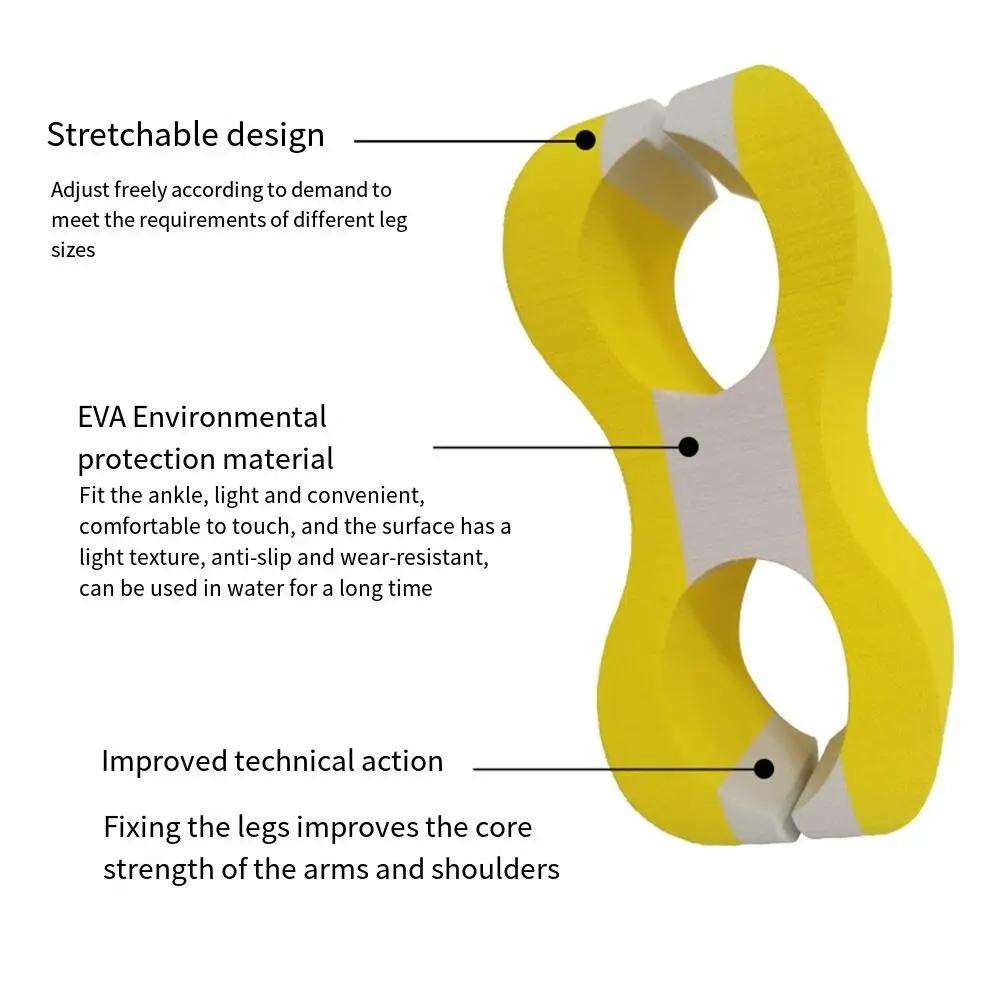 سحب العوامة الساق تعويم إيفا السباحة المدرب كيك بورد السباحة تعويم الساقين دعم الساقين الوركين دعم لممارسة قوة الجسم الكبار