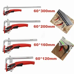 Woodworking Clamps Alloy Steel Upgrade Quick Ratchet Track Saw Guide Rail Clamp MFT Clamp For MFT Table and Guide Rail System