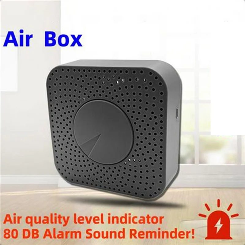 AS95-2X Tuya Zigbee Smart Air Quality Monitor CO2 Meter Carbon Dioxide Detector Voc Formaldehyde Auto Alarm