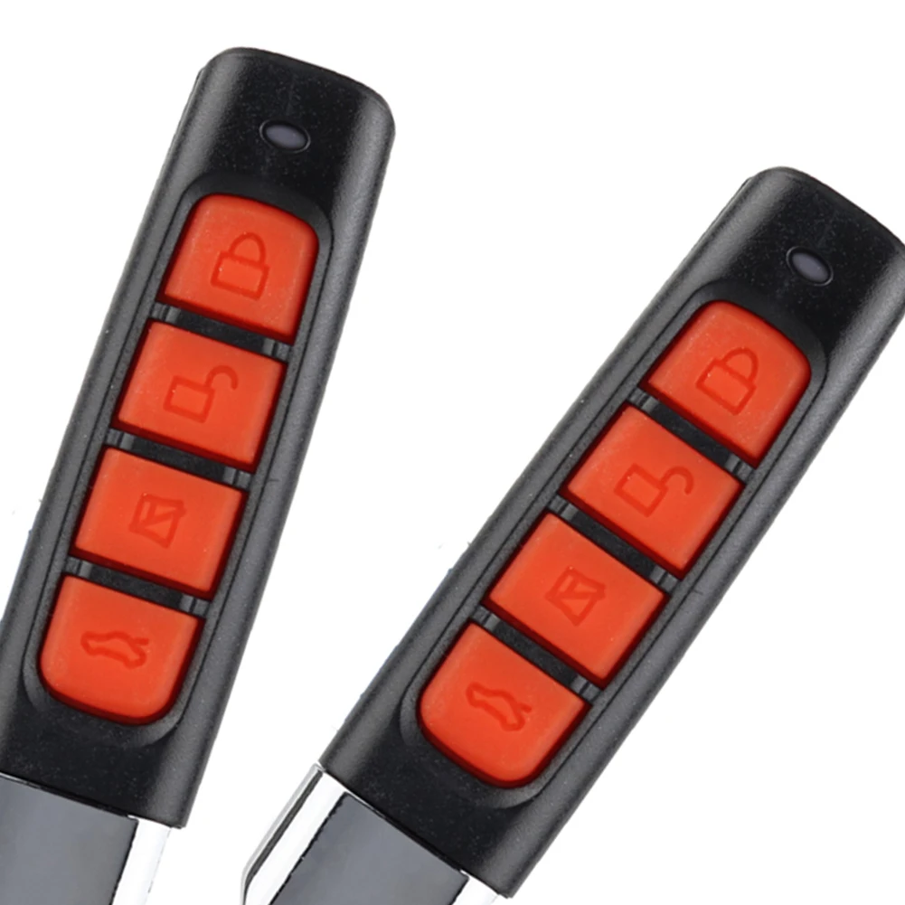 Control remoto de copia de 433MHZ, controlador de abridor de puerta de garaje, duplicador, clonación de clave de código con batería, 10 colores