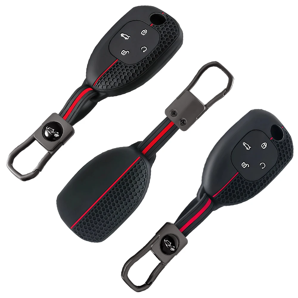 

Silicone Car Remote Key Case Cover Shell for Trumpchi GAC 2021 Empow J11 J12 J13 J14 J15 J16 GS8 Protector Accessories