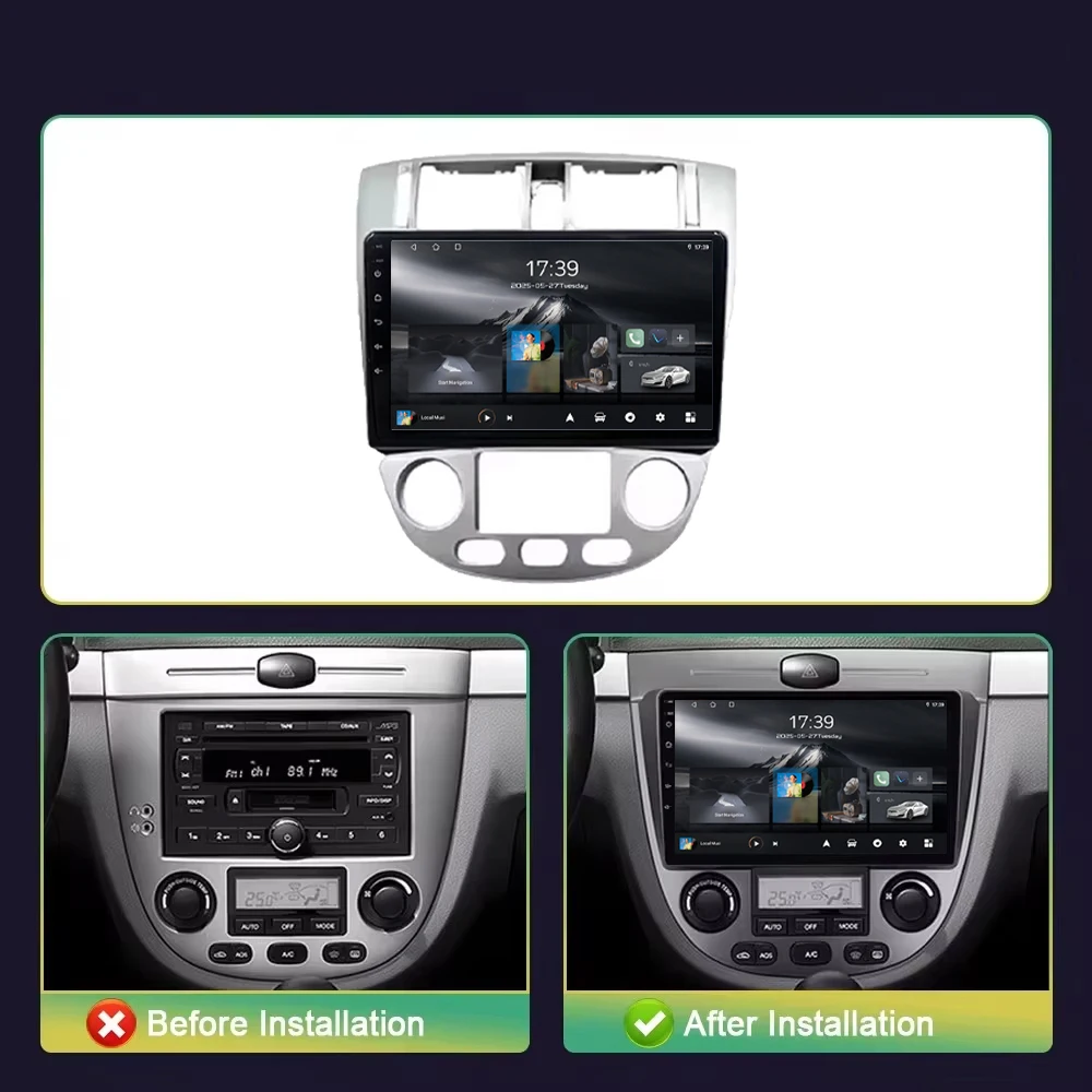 Android15 Car DVD For Chevrolet Lacetti J200 Nubira Optra Buick Excelle 2004-2015 Hrv Buick Excelle Hrv Suzuki Forenza Radio GPS