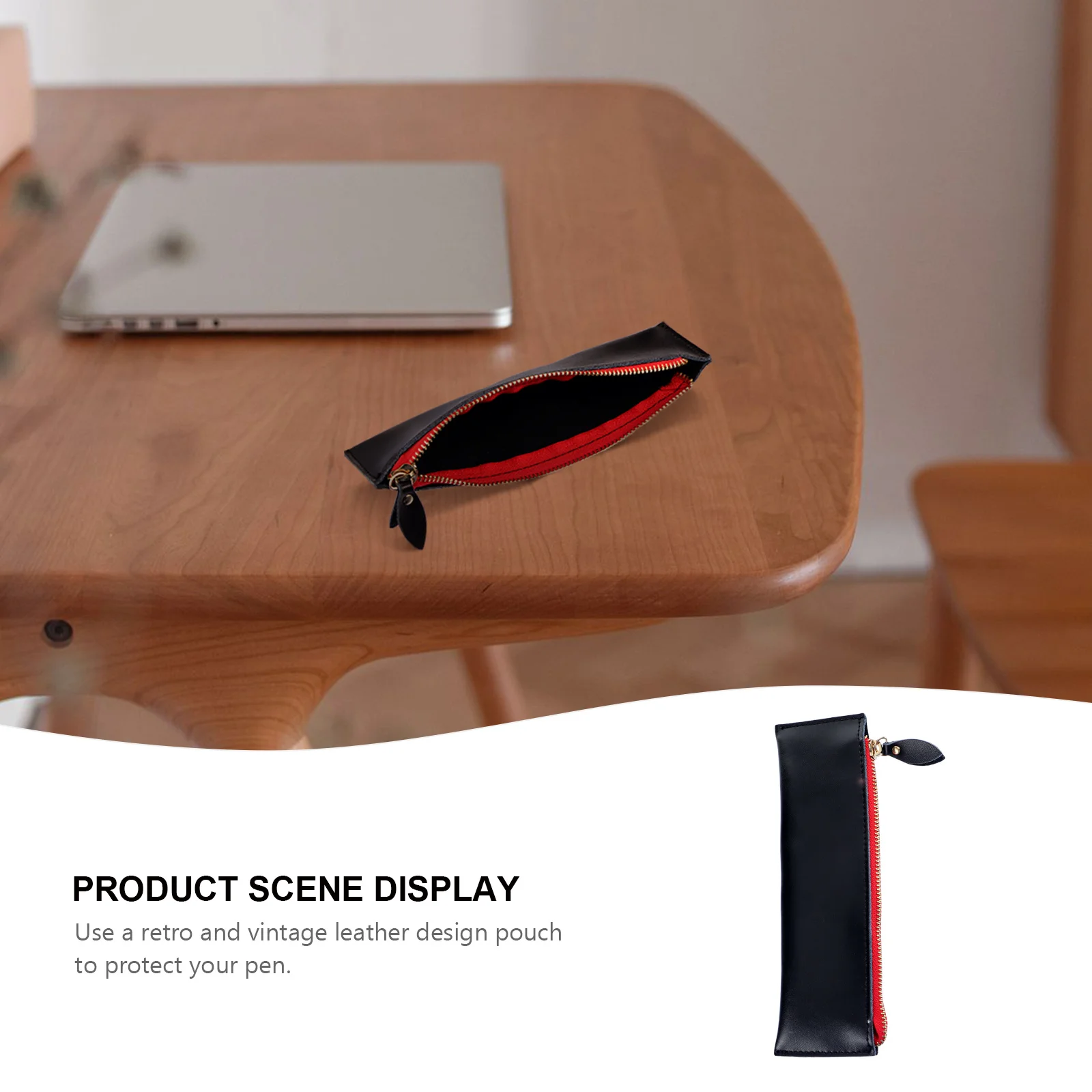 

1Pcs Pen Bag Creative Zipper Vintage Stationery Pencil Box Multipurpose Practical Storage Case for School Office