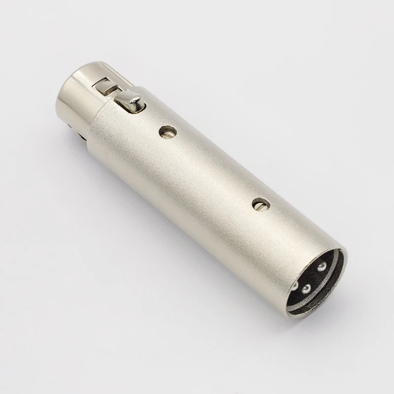 

1pcs High quality XLR 3 Pin Male To 5 Pin DMX Female Converter Audio Adapter for Stage Light Cable Microphone audio Connector