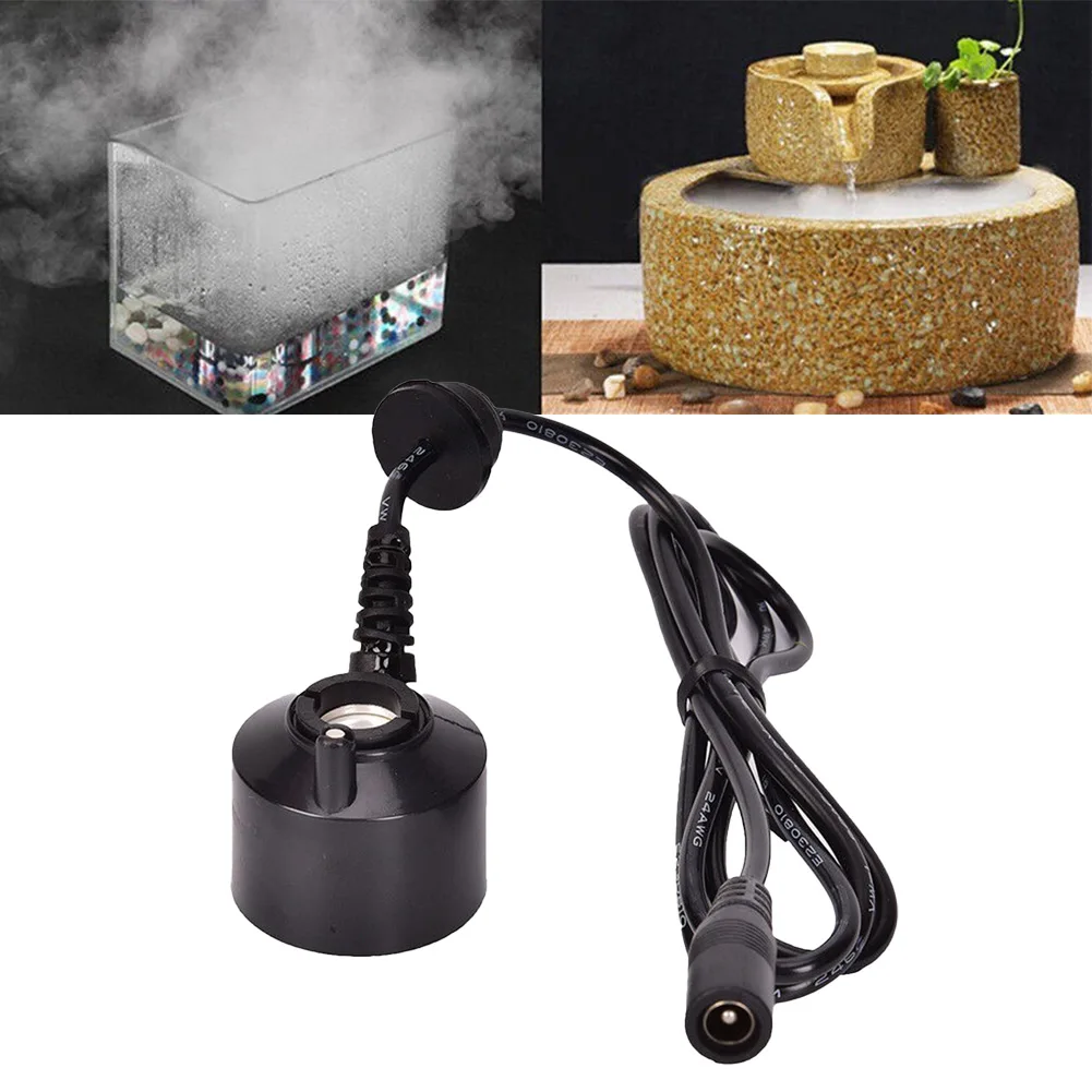 Fogger Mist Maker DC 24V 36mm For Fish Tank Decoration For Water Fountain Pond Humidifier Spray Head Brand New