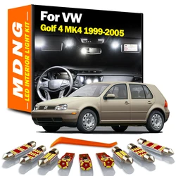 MDNG 13Pcs LED Interior Map Dome  Light Kit For Volkswagen VW Golf 4 MK4 1999 2000 2001 2002 2003 2004 2005 Vanity Mirror Lamp