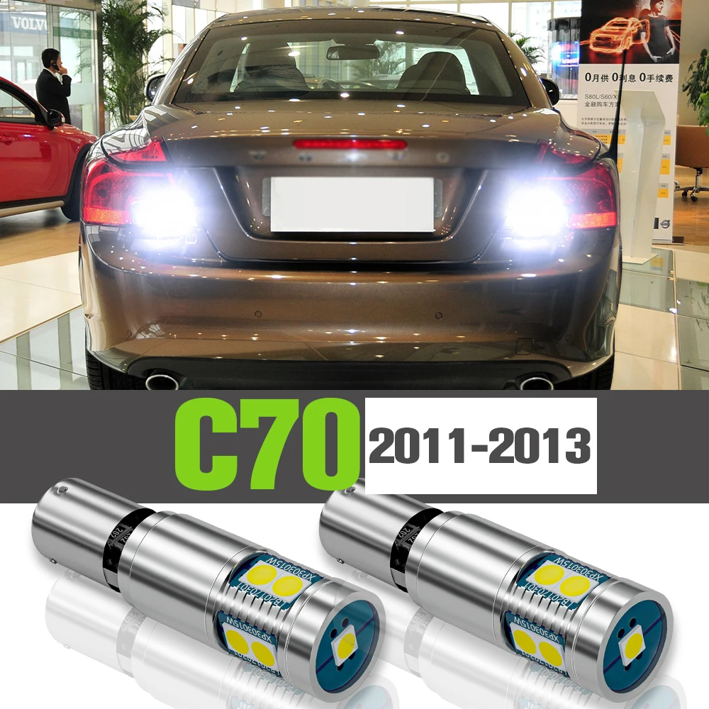 

2x LED Reverse Light Accessories Backup Lamp For Volvo C70 2011 2012 2013