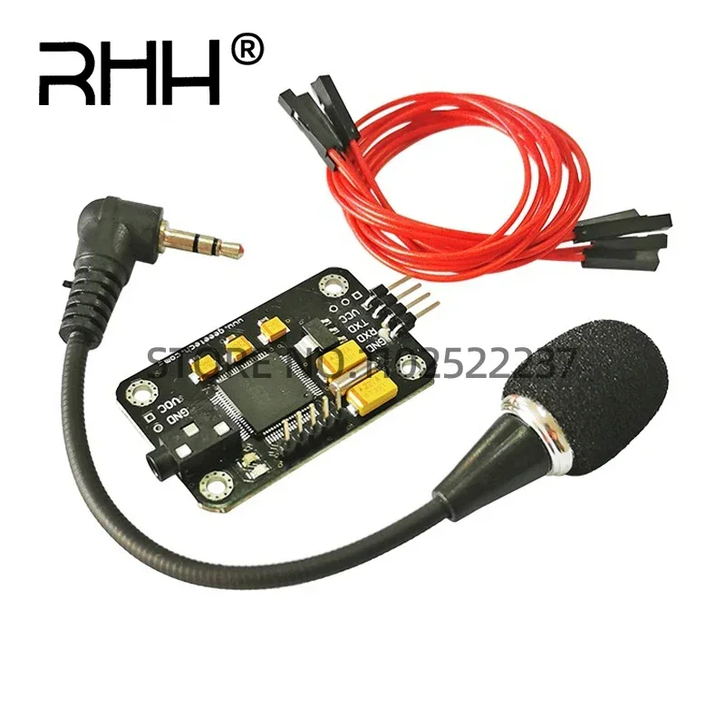 Speech Recognition Module Voice Recognition Module Serial Control Module With Micro And 4pin Wire Compatible Arduino