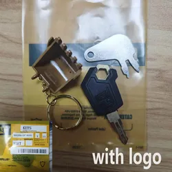 5P8500 8H5306 with Bucket Key Chain For Excavator Heavy Equipment Keychain Ignition Key  F0002