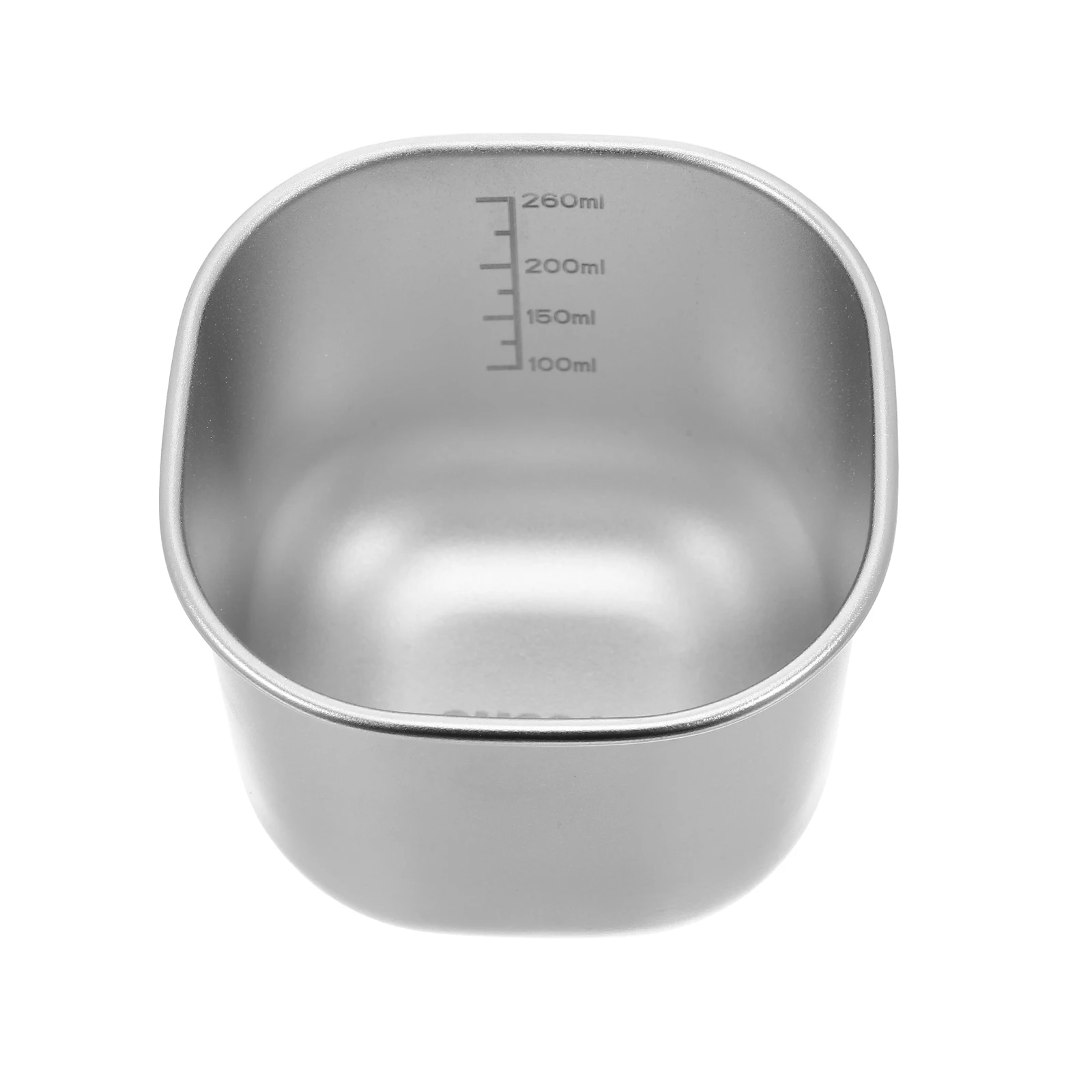 

260ml Stainless Steel Rice Measuring Cup Precise Graduated Scoop Kitchen Tool for Sushi Dry Ingredients Grain Storage