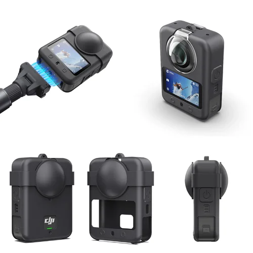 Imagen 2 del producto Kit de Accesorios para Cámara Dji Osmo 360, Protector de Lente/Funda Protectora de Silicona/Protectores de Pantalla/Estuche, Accesorios para Cámara de Acción