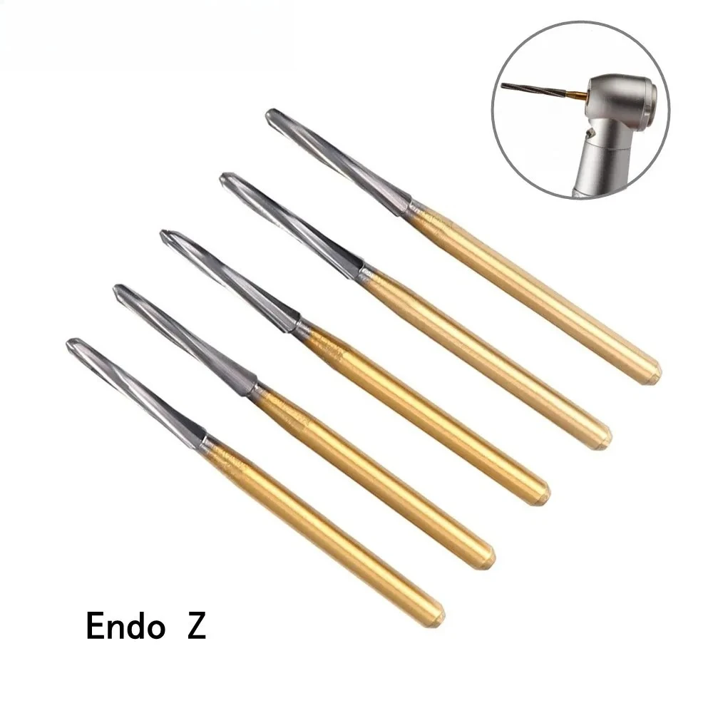 2×5Pcs/Box Dental Tungsten Carbide Burs EndoZ Drill FG Endodontic Polishing Surgical Bone Cutters Bit Dentistry High Speed