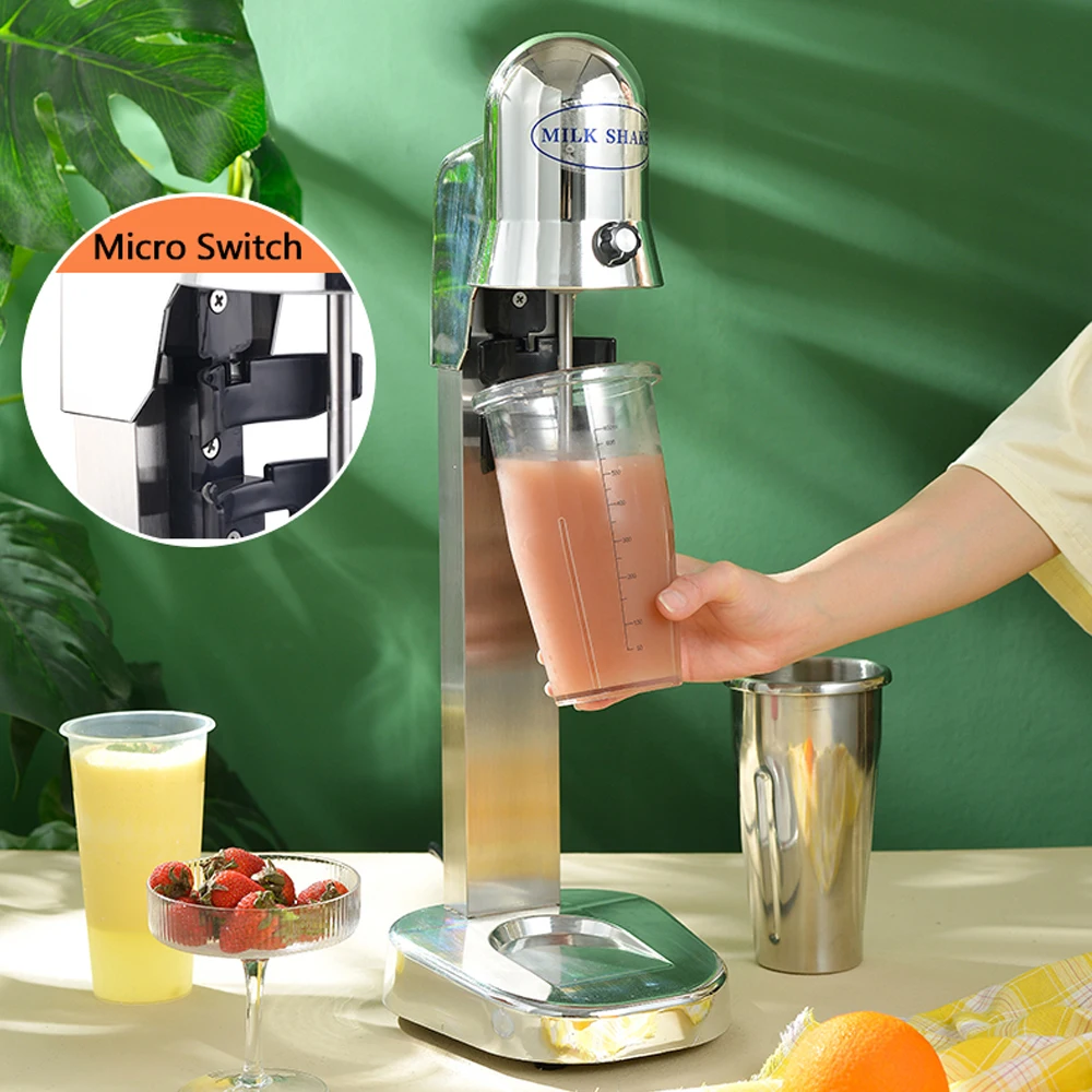 JIQI 220V ze stali nierdzewnej handlowa Blender do Smoothie robot kuchenny elektryczny Milkshake napój mikser owoców Stiring Machine